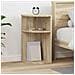 Tavolino Rovere Sonoma 29,6 x 29,6 x 60 cm Legno multistrato - Foto miniatura 2