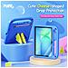 Cover per Galaxy Tab S10 FE - Blu, Antiurto, Con Soporte - Foto miniatura 4