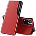 Eco Leather View Case Elegante Custodia Con Coperchio Pieghevole E Funzione Supporto Per Xiaomi Redmi Note 11 Pro+ 5g (cina) / 11 Pro 5g (cina) / Mi11i Hypercharge / Poco X4 Nfc 5g Rosso - Foto miniatura 4