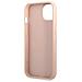 Guess Guhcp13spsatlp Custodia Per Iphone 13 Mini 5,4 Rosa /rosa Saffiano Con Logo A Triangolo - Foto miniatura 3