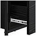 Scrivania con Spazio di Archiviazione Rovere Nero - Foto miniatura 8