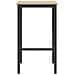 Tavolo da bar 52 x 52 x 110 cm Legno ingegnerizzato - Foto miniatura 3