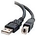 Cavo USB - USB (M) a USB Type B (M) - USB 2.0 - 1 m - nero - Foto miniatura 4