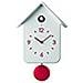 Orologio A Cucu Con Pendolo ""qq"" Colore Bianco - Foto miniatura 1