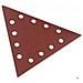 Kit 10 Triangoli Abrasivi Grana 80 280x280x280mm Levigatrici Da Muro - Foto miniatura 2