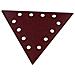 Kit 10 Triangoli Abrasivi Grana 80 280x280x280mm Levigatrici Da Muro - Foto miniatura 4