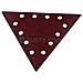 Kit 10 Triangoli Abrasivi Grana 80 280x280x280mm Levigatrici Da Muro - Foto miniatura 3
