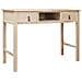 Scrivania Naturale 110x45x76 Cm In Legno - Foto miniatura 1