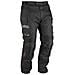 Pantaloni Impermeabile Moto Termica Estraibile Strisce Riflettenti Nero 40 - Foto miniatura 3