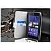 Custodia Compatibile Con Sony Xperia Z2 In Magnesio Bianco - Coperchio Protettivo In Ecopelle Testurizzata E Tasca Per Carte Di Credito - Foto miniatura 2