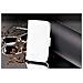 Custodia Compatibile Con Sony Xperia Z2 In Magnesio Bianco - Coperchio Protettivo In Ecopelle Testurizzata E Tasca Per Carte Di Credito - Foto miniatura 4