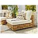Set Lounge 4 Posti In Rattan Marrone Varallo - Foto miniatura 2