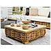 Set Lounge 4 Posti In Rattan Marrone Varallo - Foto miniatura 3