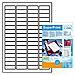 Tab labels withe 45,7x16,9 SuperPrint, Bianco, Labels / pack - 1600 pcs. Sheets / pack -25 pcs, 45, 7 x 16, 9 mm, A4 sheets - Foto miniatura 1