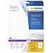 Tab labels withe 45,7x16,9 SuperPrint, Bianco, Labels / pack - 1600 pcs. Sheets / pack -25 pcs, 45, 7 x 16, 9 mm, A4 sheets - Foto miniatura 2