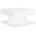 Tavolino da Salotto Bianco 57x57x30 cm in Legno Multistrato - Foto miniatura 2