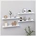 Mensole Da Parete 4 Pz Bianco Lucido 60x9x3 Cm - Foto miniatura 1