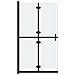Parete Per Doccia Walk-in Pieghevole In Vetro Esg 100x190 Cm - Foto miniatura 2