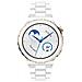 Smartwach Watch GT 3 Pro Display AMOLED Touchscreen a Colori da 1,32" GPS Bluetooth 5 ATM Cassa 43 mm in Ceramica Nanocristallina + Vetro Zaffiro Cinturino in Ceramica Bianca Colore Bianco / Oro - Foto miniatura 1