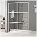 Parete Doccia Walk In Bianca 140x195 Cm Vetro Trasparente Esg - Foto miniatura 1