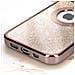 Cover Per Iphone 13 Pro Glitter Amovibile Silicone Gel Protecam Spark Rose Gold - Foto miniatura 3