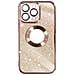 Cover Per Iphone 13 Pro Glitter Amovibile Silicone Gel Protecam Spark Rose Gold - Foto miniatura 1