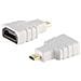Bs77413-w Adattatore Per Inversione Del Genere Dei Cavi Hdmi-a Hdmi-d Bianco - Foto miniatura 1