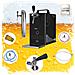 Set Completo - Spillatore Birra Con Pompa A Membrana - Pygmy 25/k Limited Edition Dispenser Birra Macchina Per Birra 1-linea 35 Litri /h - Incl. Torre Di Erogazione Green Line Keg Type M - Foto miniatura 6