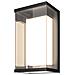 Lampada Da Parete Moderna Per Esterno Alluminio Nero Luce 10w Ip65 - Foto miniatura 1