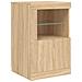 Armadietto Con Luci Led Rovere Sonoma In Legno Multistrato - Foto miniatura 3