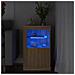 Armadietto Con Luci Led Rovere Sonoma In Legno Multistrato - Foto miniatura 1