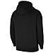 Felpa Con Cappuccio Fleece Cw6896-010 Bambino Taglia M Colore Nero - Foto miniatura 3
