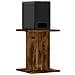 Supporti Altoparlanti 2 Pz Rovere 30x30x40 Cm Legno Multistrato - Foto miniatura 3