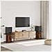 Supporti Altoparlanti 2 Pz Rovere 30x30x40 Cm Legno Multistrato - Foto miniatura 1