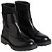 Combat Mix Chelsea Boot Stivaletti Pelle Scarpe Donna Nero Eu 41, Yw0yw00735 Bds - Foto miniatura 2