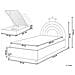 Letto Contenitore Per Bambini Corona Velluto Grisetot 90 X 200 Cm Con Contenitore Rosa - Foto miniatura 8