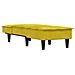 Chaise Longue In Velluto Giallo - Foto miniatura 3