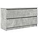 Mobile Porta Tv Grigio Cemento 100x35x54 Cm Legno Multistrato - Foto miniatura 2