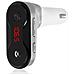 Dam  Carc8 Vivavoce Bluetooth Per Auto Con Trasmettitore Fm 7x9x3 Cm. Color Argento - Foto miniatura 5