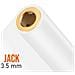 Adattatore Audio Jack 3,5mm Femmina A Lightning E Usb C Maschio, Bianco - Foto miniatura 3