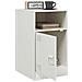 Comodino Bianco 34,5x39x62 Cm In Acciaio - Foto miniatura 4