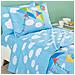 Completo Lenzuola Piazza E Mezza Kids Aquiloni In Cotone Colore Turchese Misura Piazza E Mezza - Foto miniatura 2