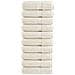 Asciugamani Premium Solund 10 Pz Crema 30x30 Cm 600 G /m² - Foto miniatura 2