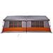 Tenda da campeggio impermeabile per 12 persone con finestre grigia e arancione. - Foto miniatura 6