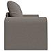 Divano Letto a Pavimento 2 in 1 Tortora 148x71x83 cm Tessuto - Foto miniatura 7