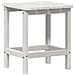 Set Lounge Giardino 3 Pezzi Bianco HDPE - Foto miniatura 6