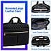 Borsa Per Laptop Da 15.6 Pollici Compatibile Con Apple Macbook Pro - Elegante E Funzionale Black - Foto miniatura 4