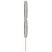 Testiera LED Geometrico Grigio chiaro 80 cm Velluto - Foto miniatura 6