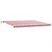 Tenda Retrattile 450 × 300 cm Rosso e bianco - Foto miniatura 1