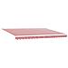 Tenda Retrattile 450 × 300 cm Rosso e bianco - Foto miniatura 5